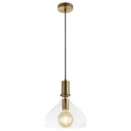 Lampy sufitowe - Margarita lampa wisząca 1xE27 mosiądz 31031-1PB - miniaturka - grafika 1