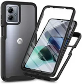 Etui i futerały do telefonów - Etui pancerne 360 do Motorola Moto E14/G04/G24/G24 Power, czarne - miniaturka - grafika 1