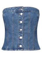 Biustonosze - EDITED Biustonosz damski Kobiety Bawełna niebieski jednolity, 36 - miniaturka - grafika 1