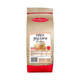 Mąka gryczana pełnoziarnista 1kg Młyn Niedźwiady - Mąka - miniaturka - grafika 1