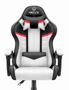 Fotele gamingowe - Fotel gamingowy Hell's Chair HC- 1004 White- Red- Black - miniaturka - grafika 1
