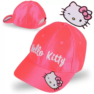 Hello Kitty Różowa, dziewczęca czapka z daszkiem, dla dziewczynki 54 cm - Czapki damskie - miniaturka - grafika 1
