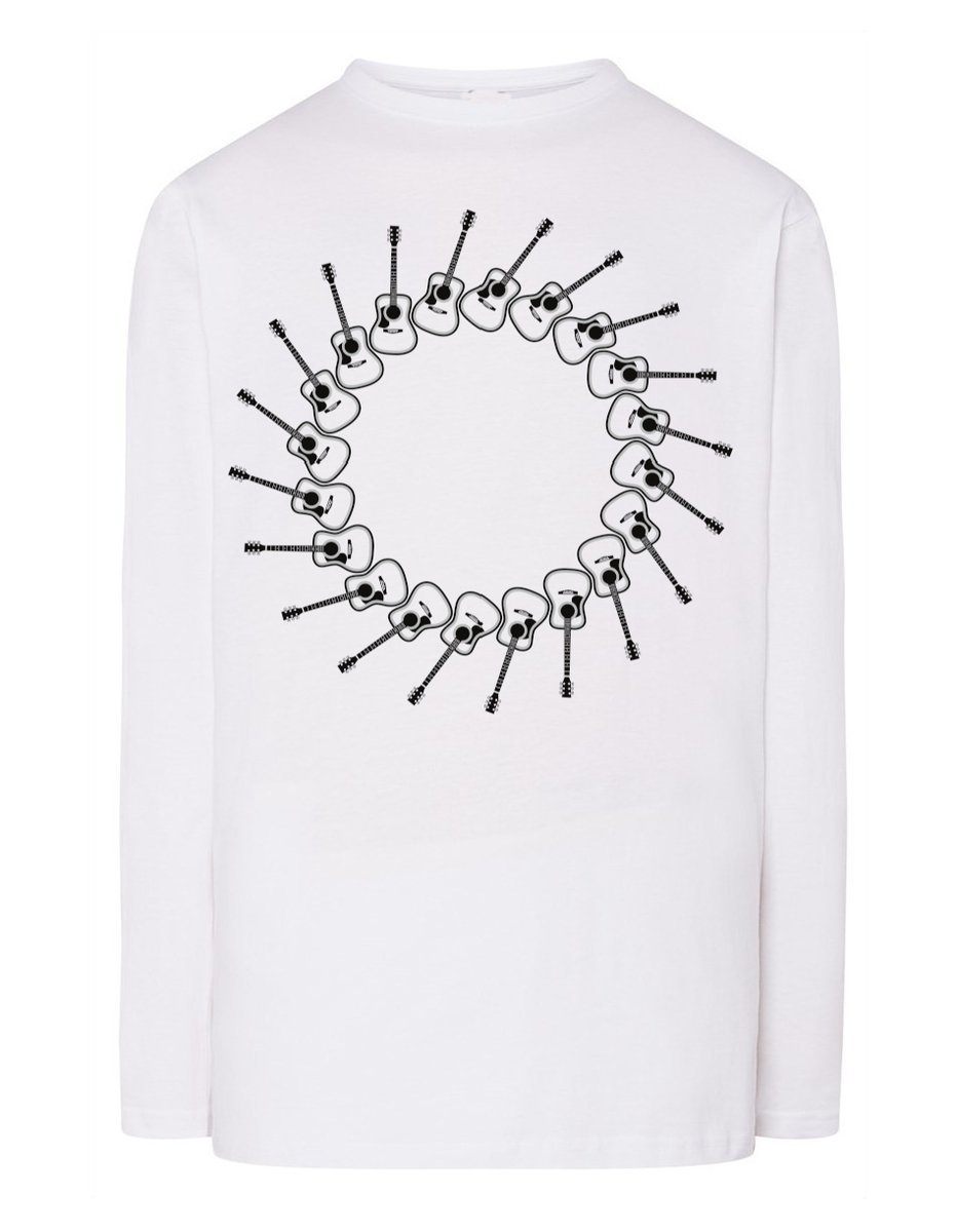 Longsleeve fajny nadruk Gitara Muzyka r.L