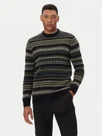 Swetry męskie - Barbour Kardigan Essential MKN0731OL51 Zielony Regular Fit - miniaturka - grafika 1