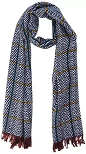 Roeckl Szalik męski, Wielokolorowy granatowy, 45 cm x 180 cm - Apaszki i szaliki męskie - miniaturka - grafika 1