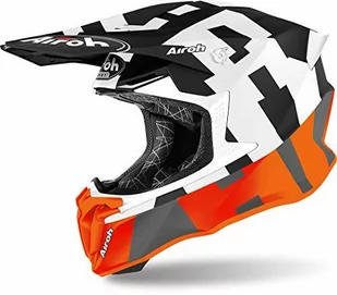 Airoh Twist 2.0 Frame Orange Matt Xs kask motocyklowy - Kaski motocyklowe - miniaturka - grafika 1