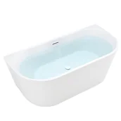 Wanny - Wanna wolnostojąca przyścienna białe wykończenie 140 cm Lena Hydrosan - miniaturka - grafika 1