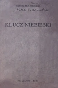 Klucz Niebieski - Poezja - miniaturka - grafika 1