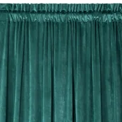 Zasłony - Eurofirany Zasłona welwetowa Rosa na taśmie 140x300 Turkusowa ex-z-rosa-c.tur-140x300-t - miniaturka - grafika 1