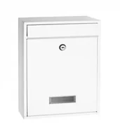 Skrzynki na listy - B2B Partner Skrzynka pocztowa, biała BK.240.B - miniaturka - grafika 1