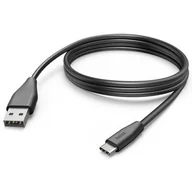 Kable - Kabel HAMA Ładujący/data USB-A - USB-C 3m Czarny - miniaturka - grafika 1