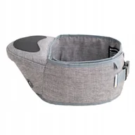 Nosidełka dla dzieci - NOSIDEŁKO BIODROWE HIPSEAT PAS DO NOSZENIA NA BOKU DENIM GREY - miniaturka - grafika 1