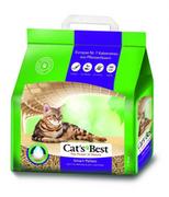 JRS CATS Best Nature Gold żwirek dla kotów długowłosych drewniany zbrylający 10l 5kg)