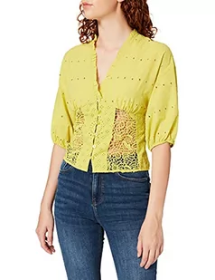 PINKO Damska koszula Zitto, T56 citronella, 38 PL - Koszule damskie - miniaturka - grafika 1