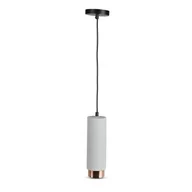 Lampy sufitowe - Oprawa V-TAC GIPS BETON GU10 Zwis Szary/Różowe Złoto VT-864 5 Lat Gwarancji - miniaturka - grafika 1