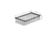 Filtry powietrza - Filtr powietrza Mahle LX 933/2 - miniaturka - grafika 1