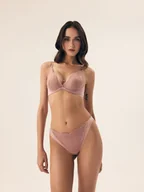 Majtki damskie - Majtki stringi Korin Esotiq brudny róż M - miniaturka - grafika 1