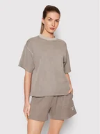 Koszulki sportowe damskie - Reebok T-Shirt Natural Dye Waffle HB8646 Szary Relaxed Fit - miniaturka - grafika 1