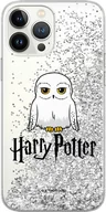 Etui i futerały do telefonów - Etui na telefon HarryPotter-070 Harry Potter Full Print Liquid Glitter Silver kompatybilne z iPhone 13 Pro - miniaturka - grafika 1
