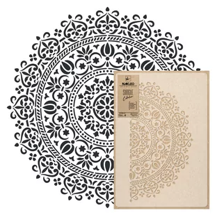 Szablon Malarski wielokrotny / 45x65cm / Mandala 1 - Szablony malarskie - miniaturka - grafika 1