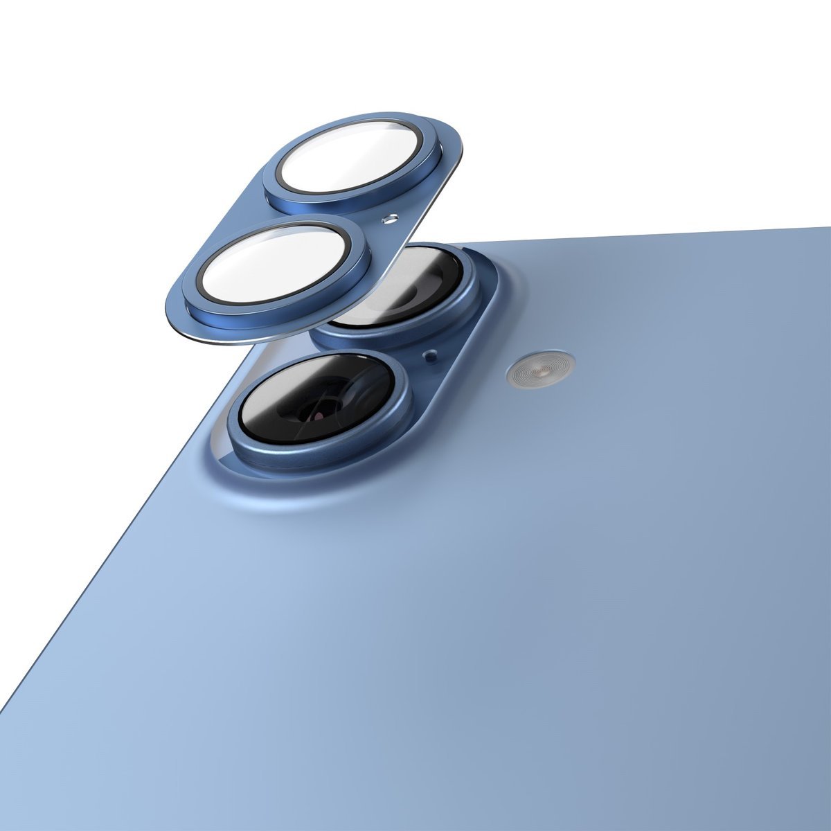 Szkło ochronne Etteri pełna ochrona aparatów do iPhone 17 niebieska