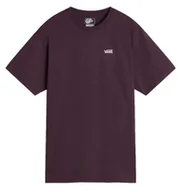 Koszulki i topy damskie - T-shirt Damski VANS Left Chest Logo Tee Dark Port VN0A7RSREMS1 S - miniaturka - grafika 1