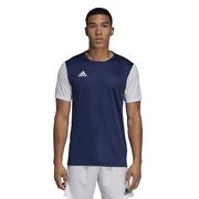 Koszulki sportowe męskie - Adidas Estro 19 Jsy T-shirt męski Dark Blue/White 7-8 Years DP3232 - miniaturka - grafika 1