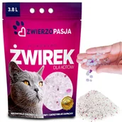 Żwirek dla kotów - Silikonowy żwirek dla kota ZWIERZOPASJA 3,8 L - miniaturka - grafika 1