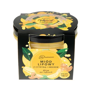 BeHarmony, miód lipowy z cytryną i imbirem krem Na Zdrowie, 230 g - Miód - miniaturka - grafika 1