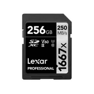 Karty pamięci - Lexar Pro 1667X Sdxc Uhs-Ii U3 (V60) R250/W120 256G - miniaturka - grafika 1