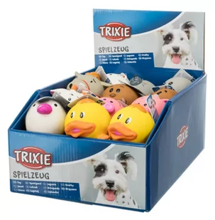 Trixie Piłki zwierzątka lateksowe z dźwiękiem 18 szt/op o 6 cm - Zabawki dla psów - miniaturka - grafika 1