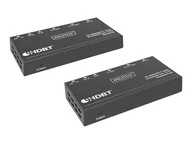 Przełączniki KVM - DIGITUS 4K HDBaseT Extender Set 70m PoC RS232 IR black - miniaturka - grafika 1
