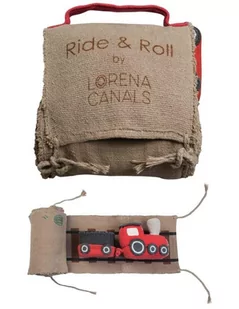 Lorena Canals - Miękka zabawka Pociąg z4-metrową drogą Ride&Roll - Zabawy w naśladowanie dorosłych - miniaturka - grafika 1