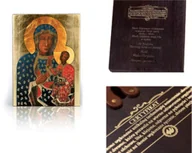 Ikony i obrazy sakralne - Ikona religijna Matka Boża Częstochowska Wędrująca - miniaturka - grafika 1