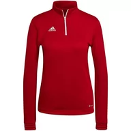 Bluzy damskie - Bluza Damska Adidas Entrada 22 Top Training Czerwona H57551-2Xl - miniaturka - grafika 1