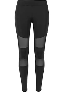 Urban Classics Tech Mesh Damskie Legginsy, Czarny, S - Legginsy - miniaturka - grafika 1