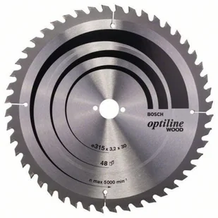 Bosch Tarcza do piły tarczowej Optiline Wood 315 x 30 x 3 2 mm 48 2608640673 1 szt - Tarcze do pił - miniaturka - grafika 2