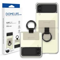 Etui i futerały do telefonów - WHITESTONE CLEAR CASE RING GALAXY Z FLIP 4 BEIGE - miniaturka - grafika 1