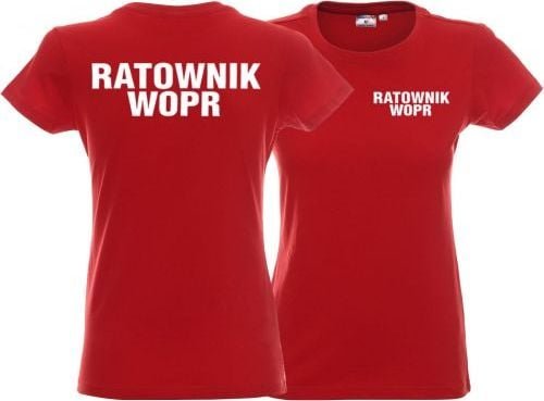 Promostars LPP - Koszulka damska RATOWNIK WOPR czerwona