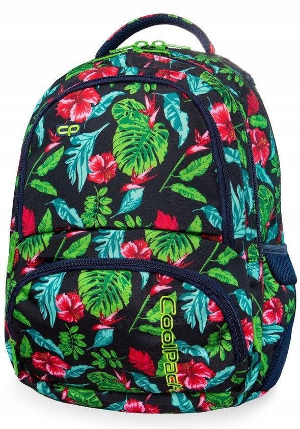 Plecak Szkolny 2KOMOROWY 27L Candy Jungle Kolorowe Kwiaty Liście Coolpack