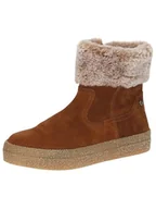 Kozaki damskie - Caprice Damskie ciepłe buty 9-26300-43, modne kozaki, NUT Suede, 39 EU, Nut Suede, 39 EU - miniaturka - grafika 1