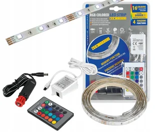 Taśma Led Zestaw Rgb 12/24V 2m Sterownik Pilot - Akcesoria tuningowe - miniaturka - grafika 1