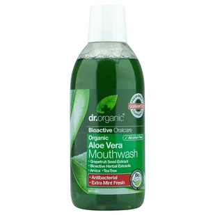 Dr. Organic DR Organic DR Organic Aloe Vera Mout mouthwash 500 ML DRC08037 - Płyny do płukania jamy ustnej - miniaturka - grafika 1
