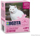 Mokra karma dla kotów - BOZITA Kawałki w galaretce z rakami 370g - miniaturka - grafika 1