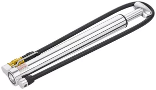 Lezyne Mini pompka rowerowa CNC Micro Floor Drive, srebrny błyszczący, 20, 1-MP-mfdr v2hv 1-mp-mfdr-v2hv - Akcesoria rowerowe - miniaturka - grafika 1