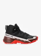 Buty sportowe damskie - Buty turystyczne Salomon Cross Hike Mid GTX 2 - black/bitter C - miniaturka - grafika 1