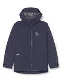 Kurtki i płaszcze dla chłopców - Haglöfs 604759_3N5 MILA Jacket Unisex TARN BLUE rozmiar 140 - miniaturka - grafika 1