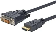 Adaptery i przejściówki - Vivolink 10m HDMI - DVI-D Czarny - miniaturka - grafika 1
