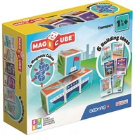 Klocki - GeoMag Magicube Transport + Cards 7 el. - miniaturka - grafika 1