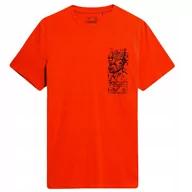 Koszulki męskie - 4F T-Shirt Koszulka Bawełna 100% Ttshm487 M - miniaturka - grafika 1